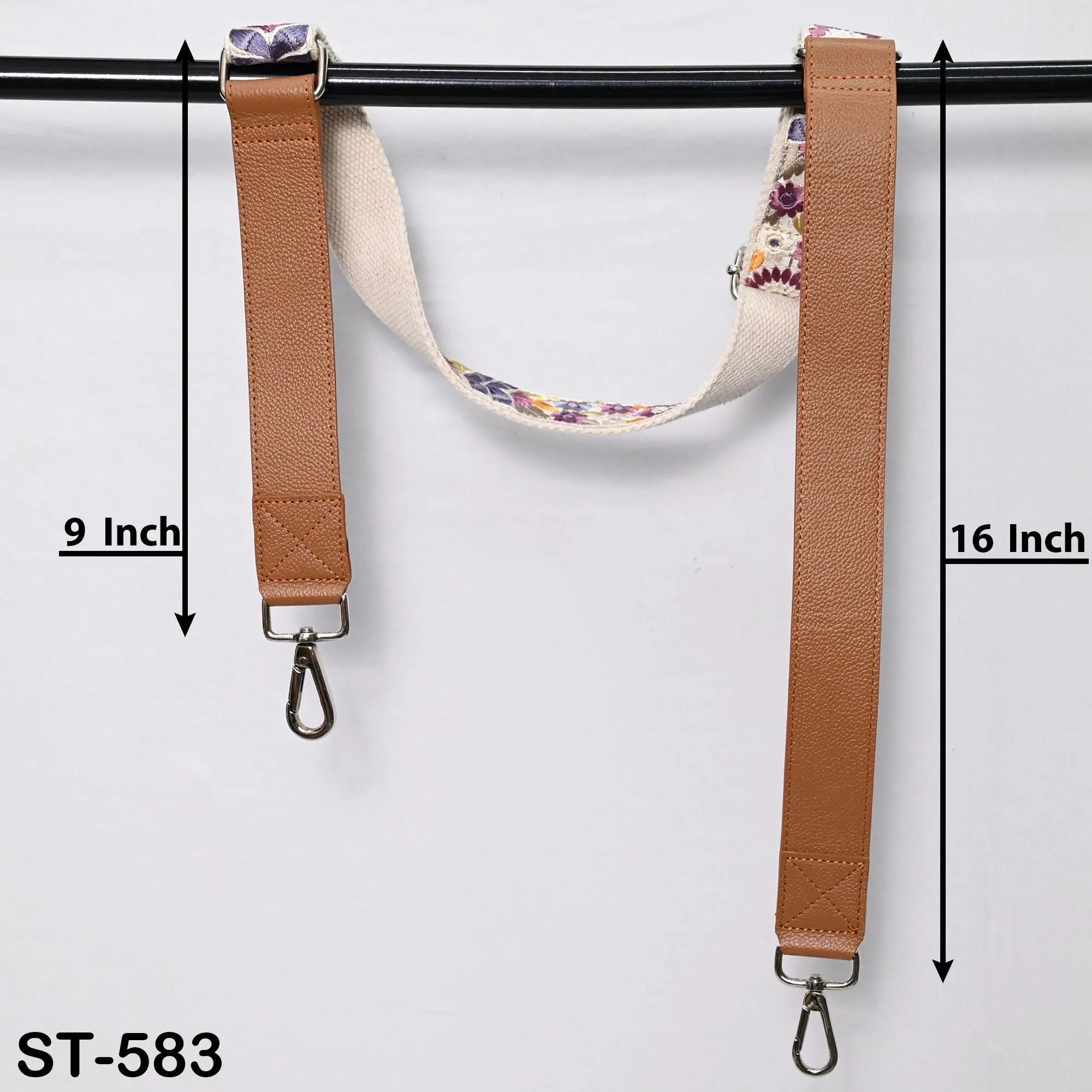Replacement Leather  Crossbody Strap Handbag Boho Bag Strap Camera Strap Purses Embroidery Brown Adjustable Strap Christmas Gift for Brother