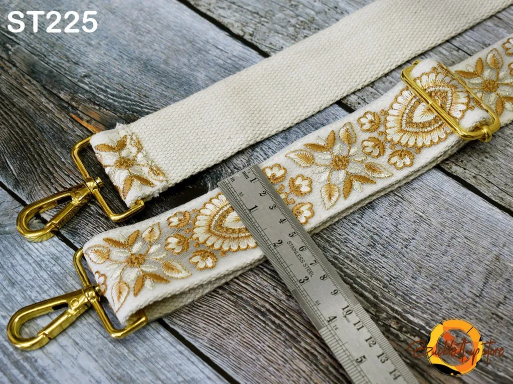 Replacement Strap Boho Guitar Strap Gift for Mom Embroidered Purse Strap Crossbody Strap for Purses Boho Bags Strap Embroidery Handbag Strap