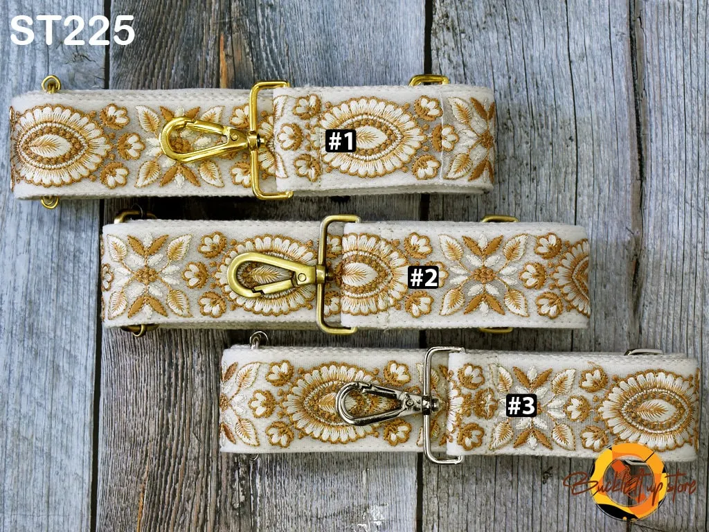 Replacement Strap Boho Guitar Strap Gift for Mom Embroidered Purse Strap Crossbody Strap for Purses Boho Bags Strap Embroidery Handbag Strap
