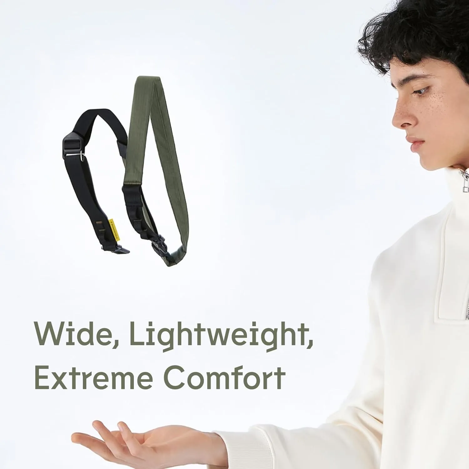 RhinoShield 2-in-1 Ultra Phone Lanyard | Crossbody Wrist Strap, Additional loop to hang Airpods, Keys (Lanyard Card Included)