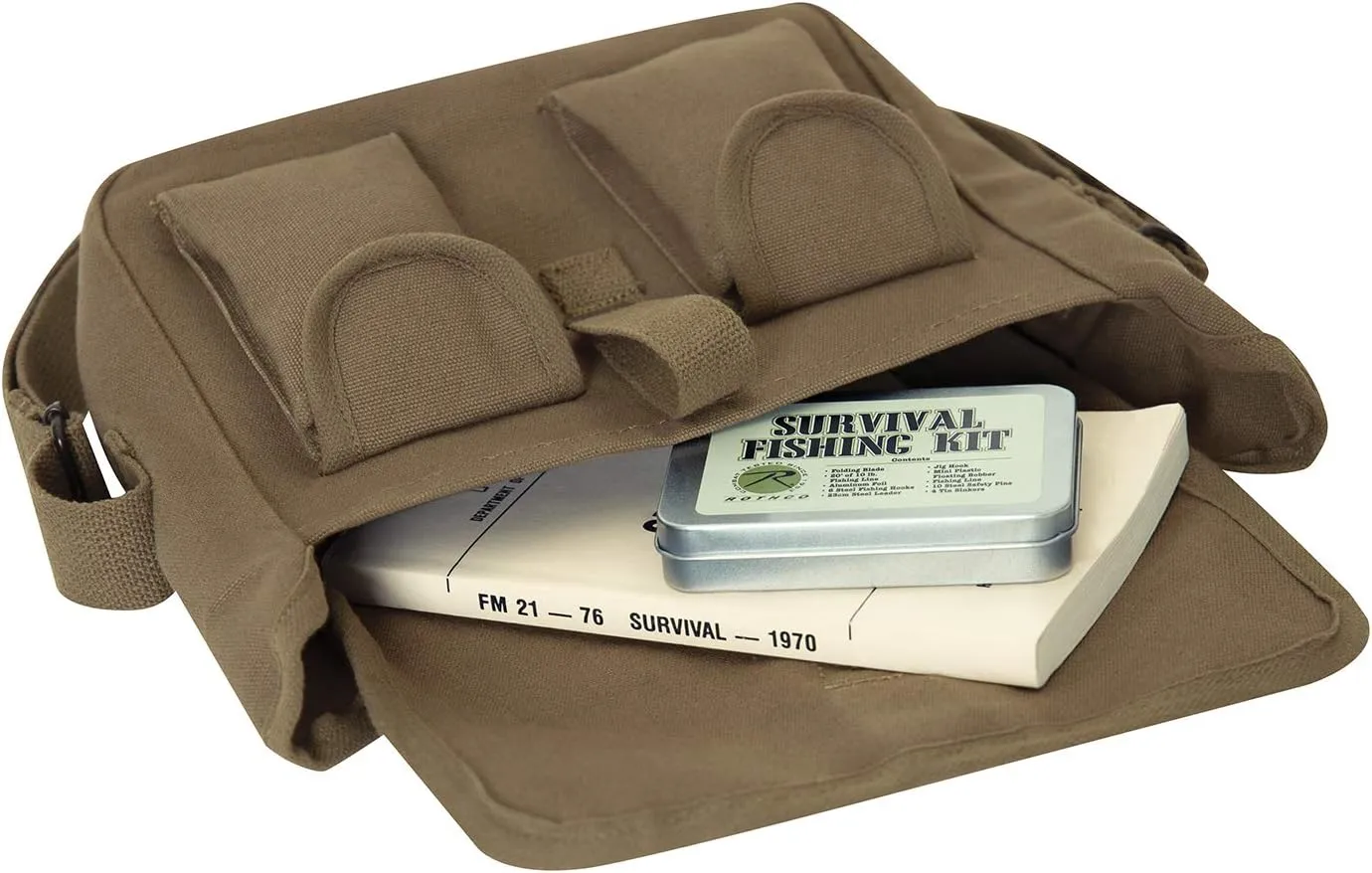 Rothco Canvas Ammo Crossbody Shoulder Bag