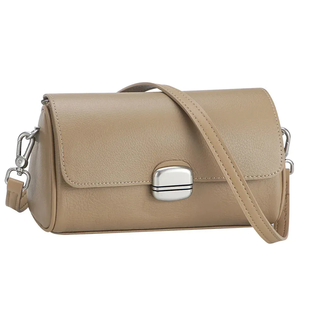 Royal Bagger Genuine Leather Crossbody Bags for Women, Chain Small Square Purse, Fashion Shoulder Handbag 3099