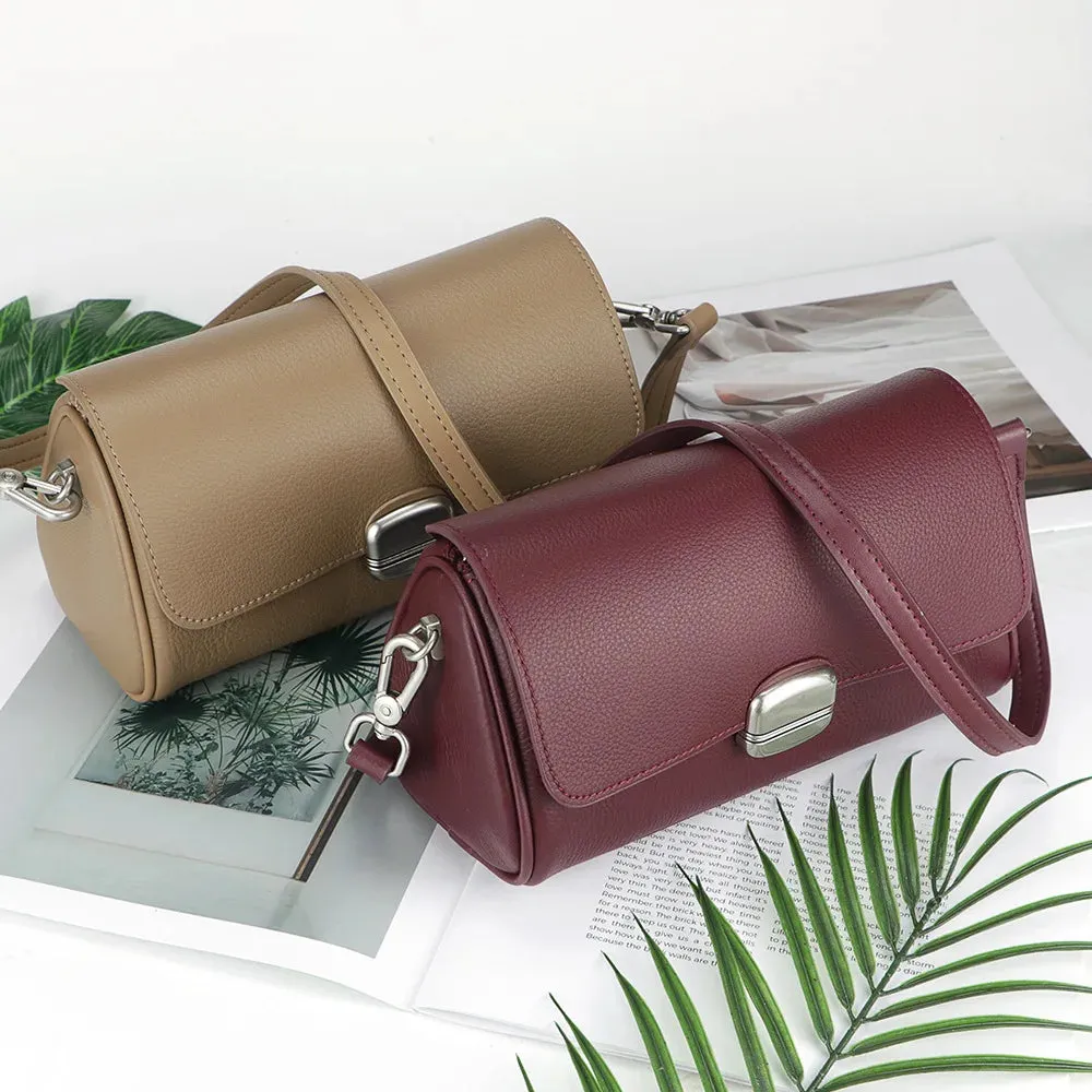 Royal Bagger Genuine Leather Crossbody Bags for Women, Chain Small Square Purse, Fashion Shoulder Handbag 3099