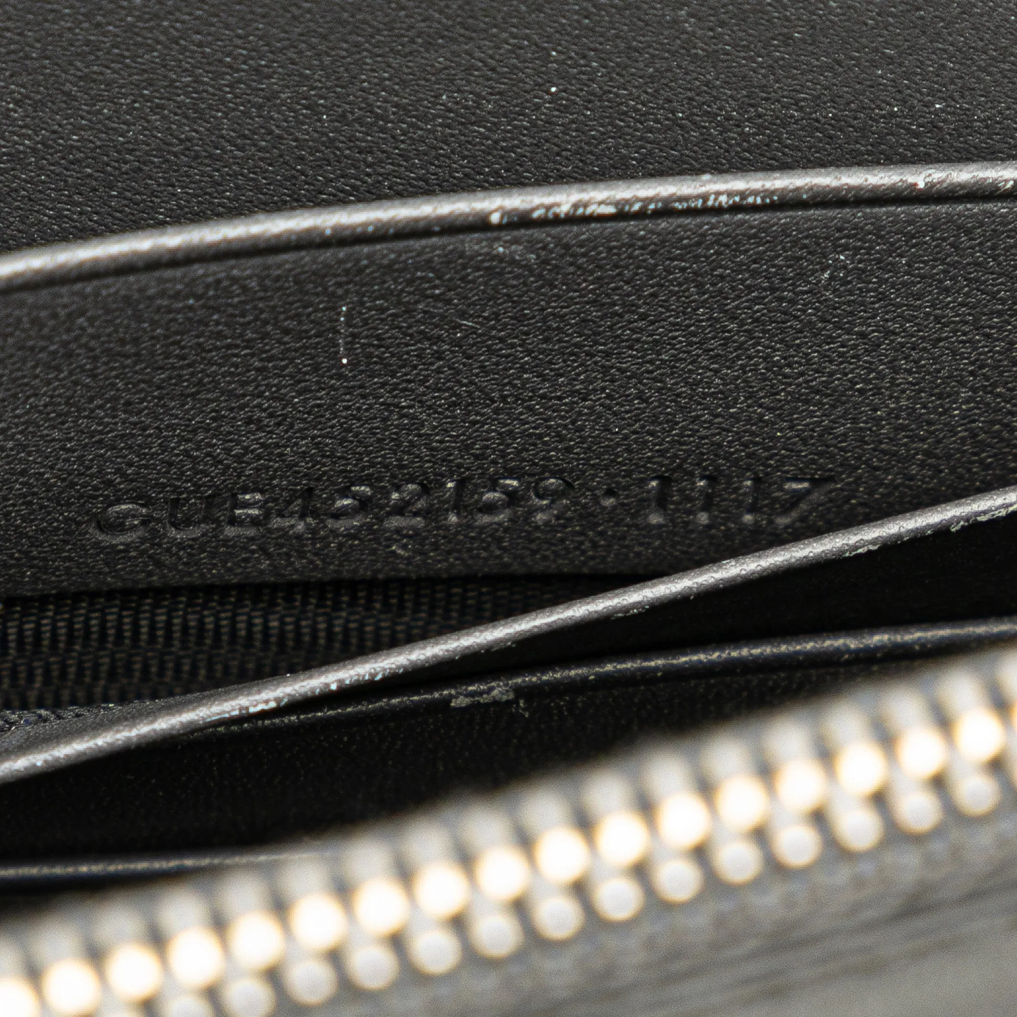 Saint Lau Smooth Calfskin Monogram Kate Tassel Chain Wallet