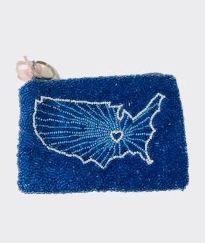 Sample CONNECTING THE HEARTLAND small coin purse