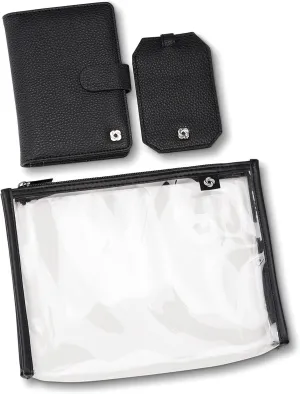 Samsonite Passport Cover and Luggage Tag Giftset, One Size, BLACK