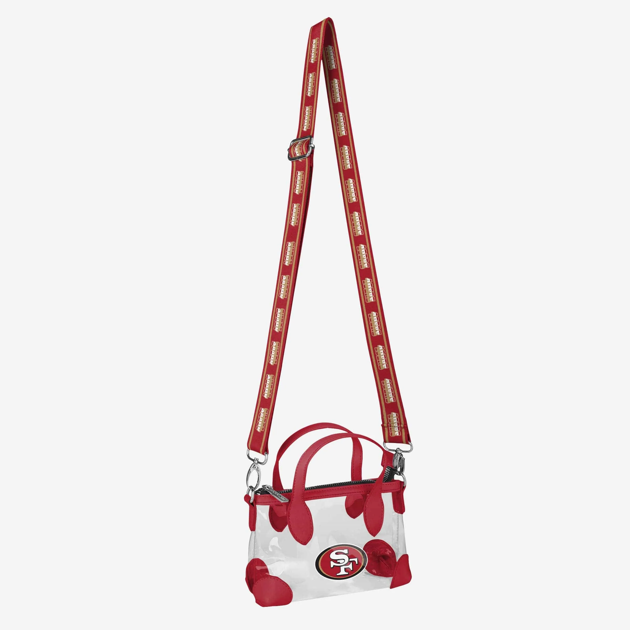 San Francisco 49ers Big Logo Clear Crossbody Mini Purse