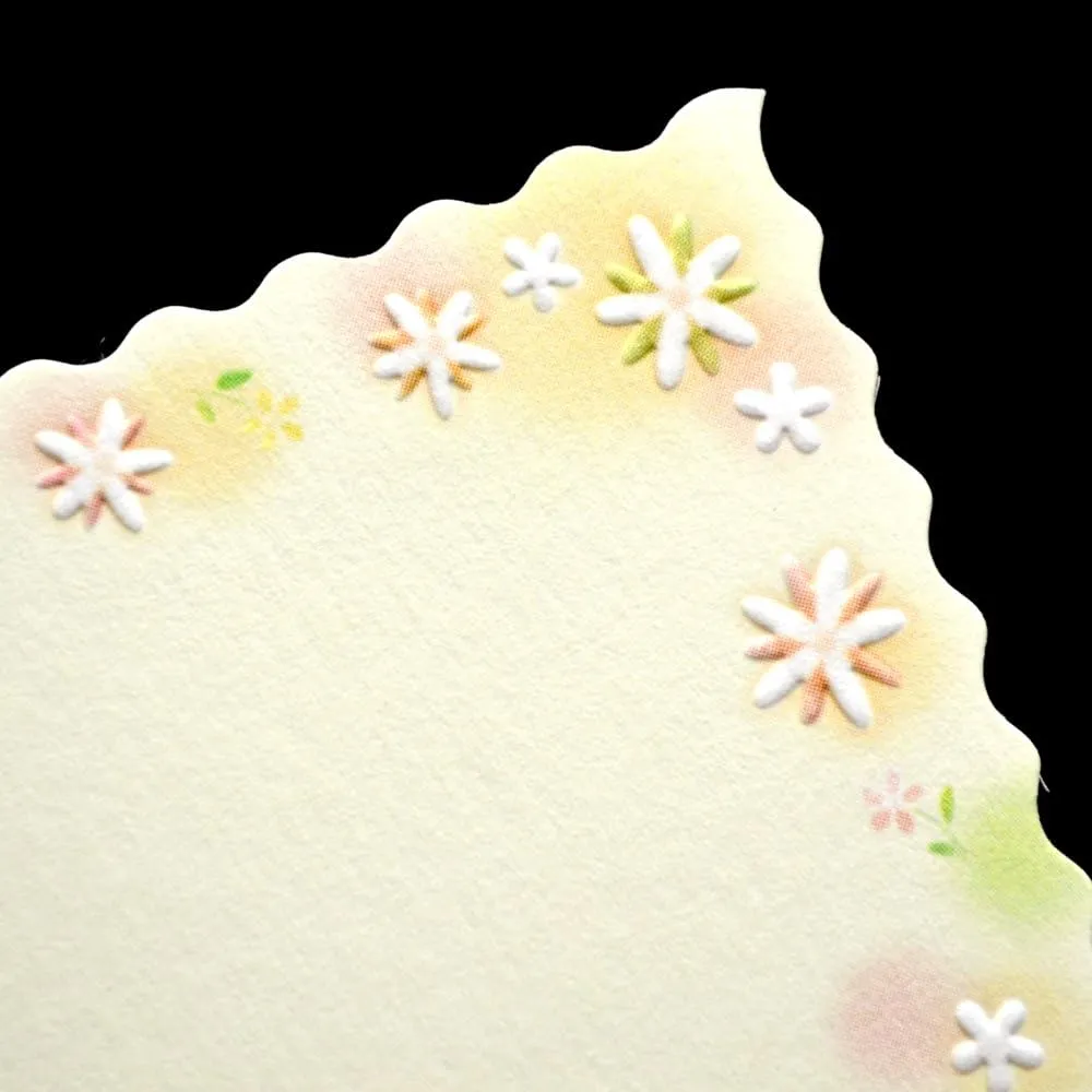 Sasagawa Taka Seal Message Cards 16-887 Fantasy Romantic Flowers, 100 Sheets
