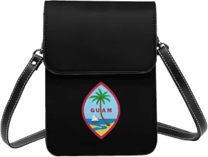 Seal Of Guam Girl'S Phone Purses With Crossbody Strap And Wallet Crossbody Bag For Women