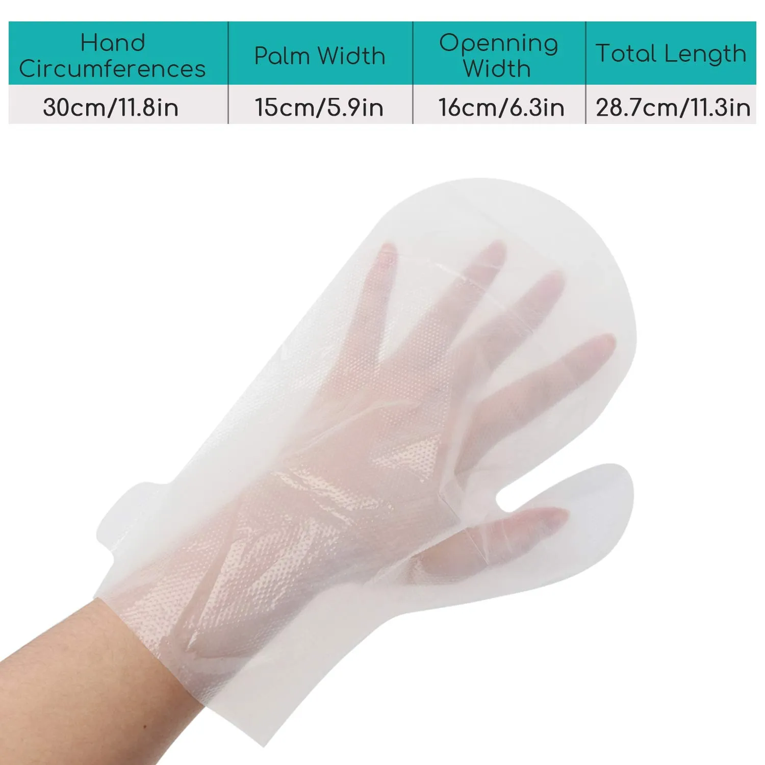 Segbeauty Paraffin Wax Liners, 200pcs Larger and Thicker Plastic Hand and Foot Bags, Plastic Paraffin Bath Mitt Glove and Sock Liners Paraffin Wax Mitts for Wax Treat-Ment Paraffin Machine