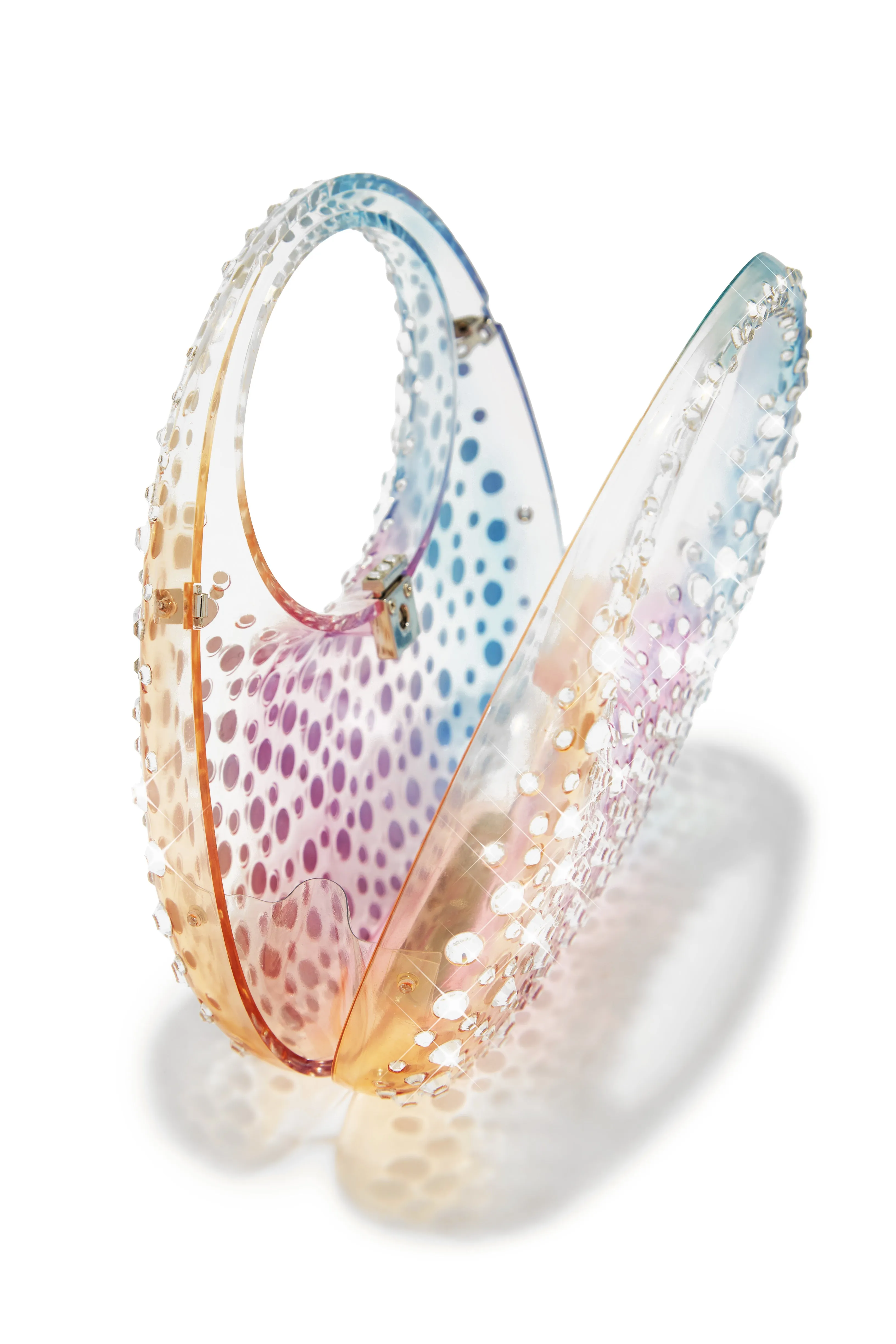 Serina Embellished Acrylic Handbag - Multi