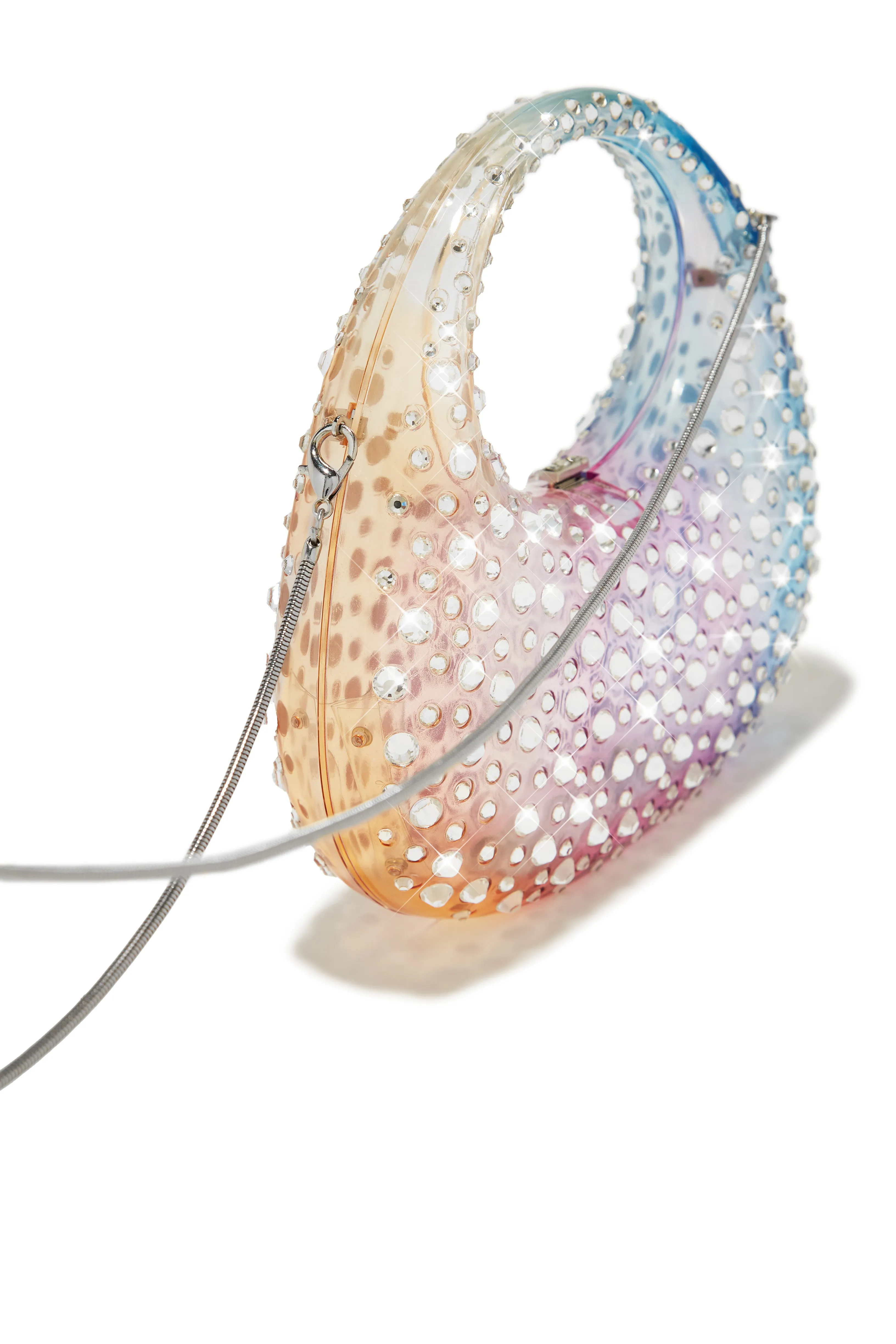 Serina Embellished Acrylic Handbag - Multi