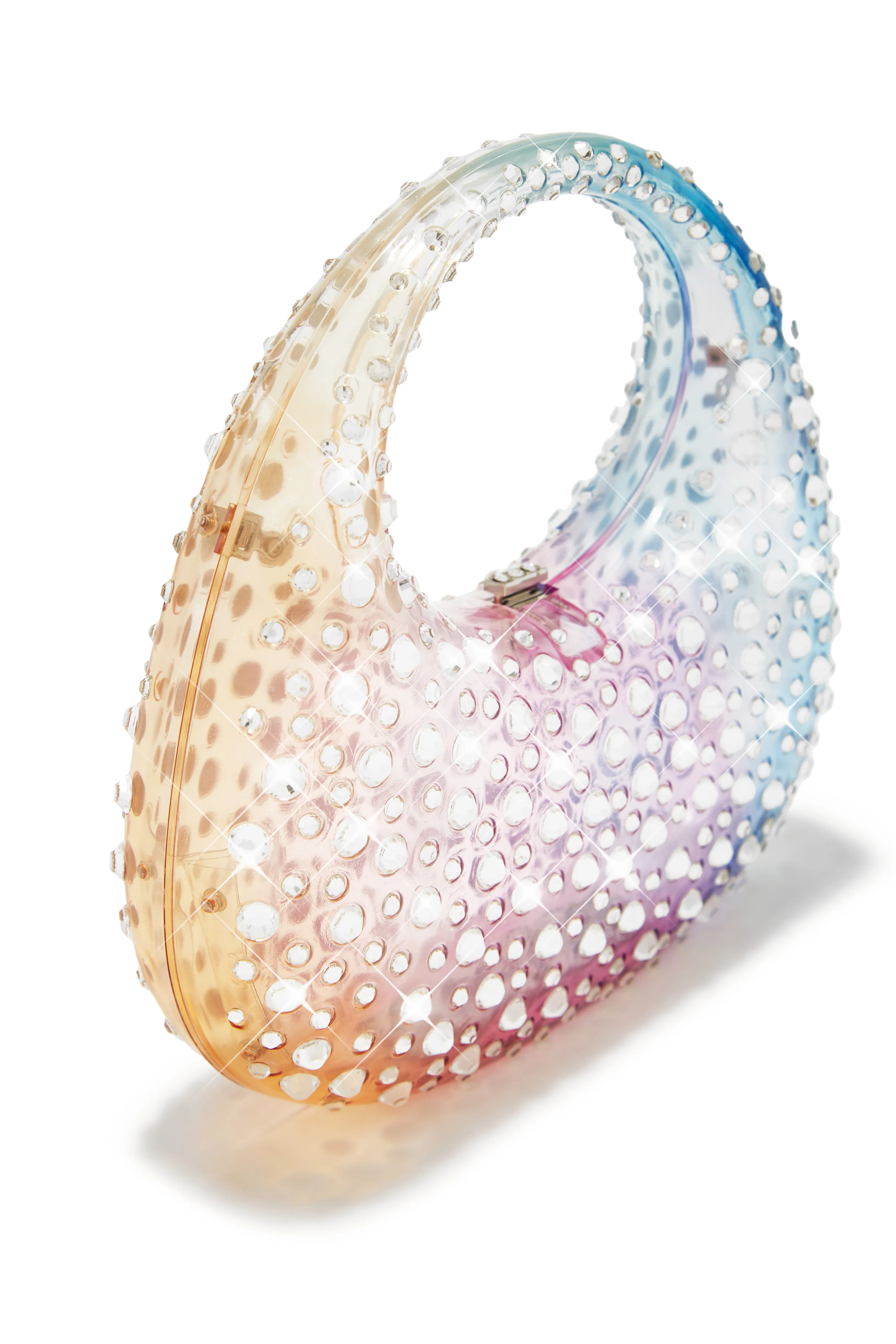 Serina Embellished Acrylic Handbag - Multi