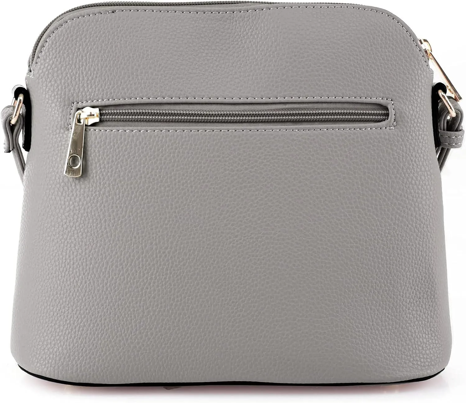 SG SUGU Lunar Lightweight Medium Dome Crossbody Bag Shoulder Bag with Tassel | Zipper Pocket | Adjustable Strap