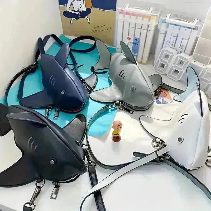 Shark Shaped Crossbody Bag