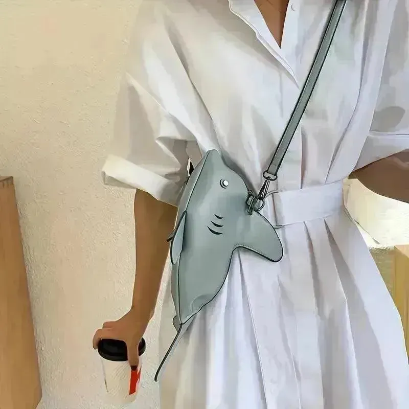 Shark Shaped Crossbody Bag
