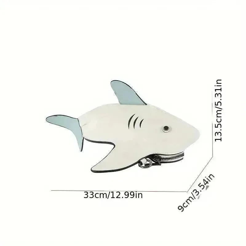 Shark Shaped Crossbody Bag