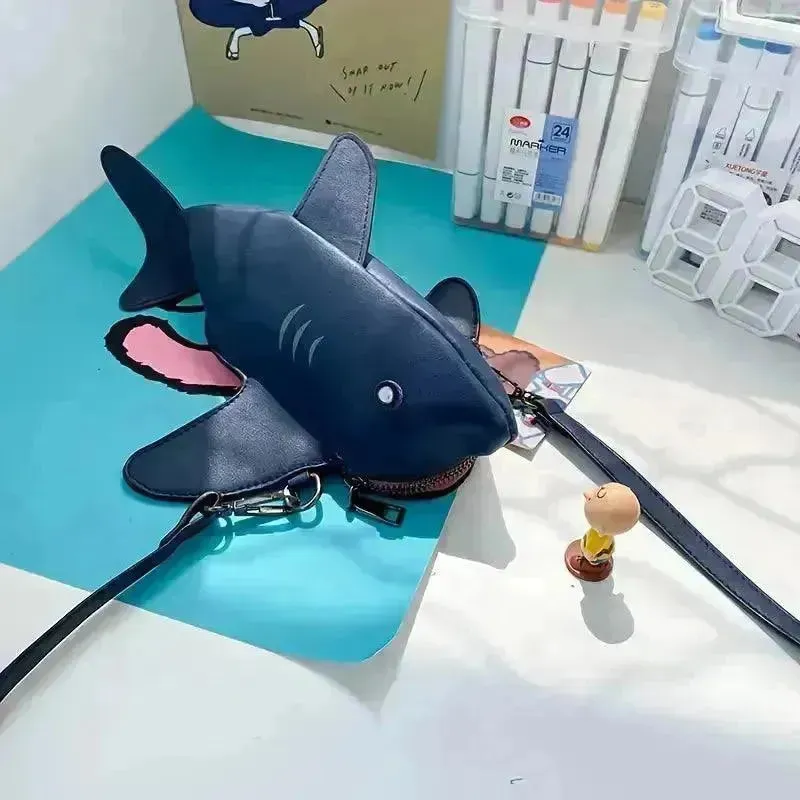 Shark Shaped Crossbody Bag