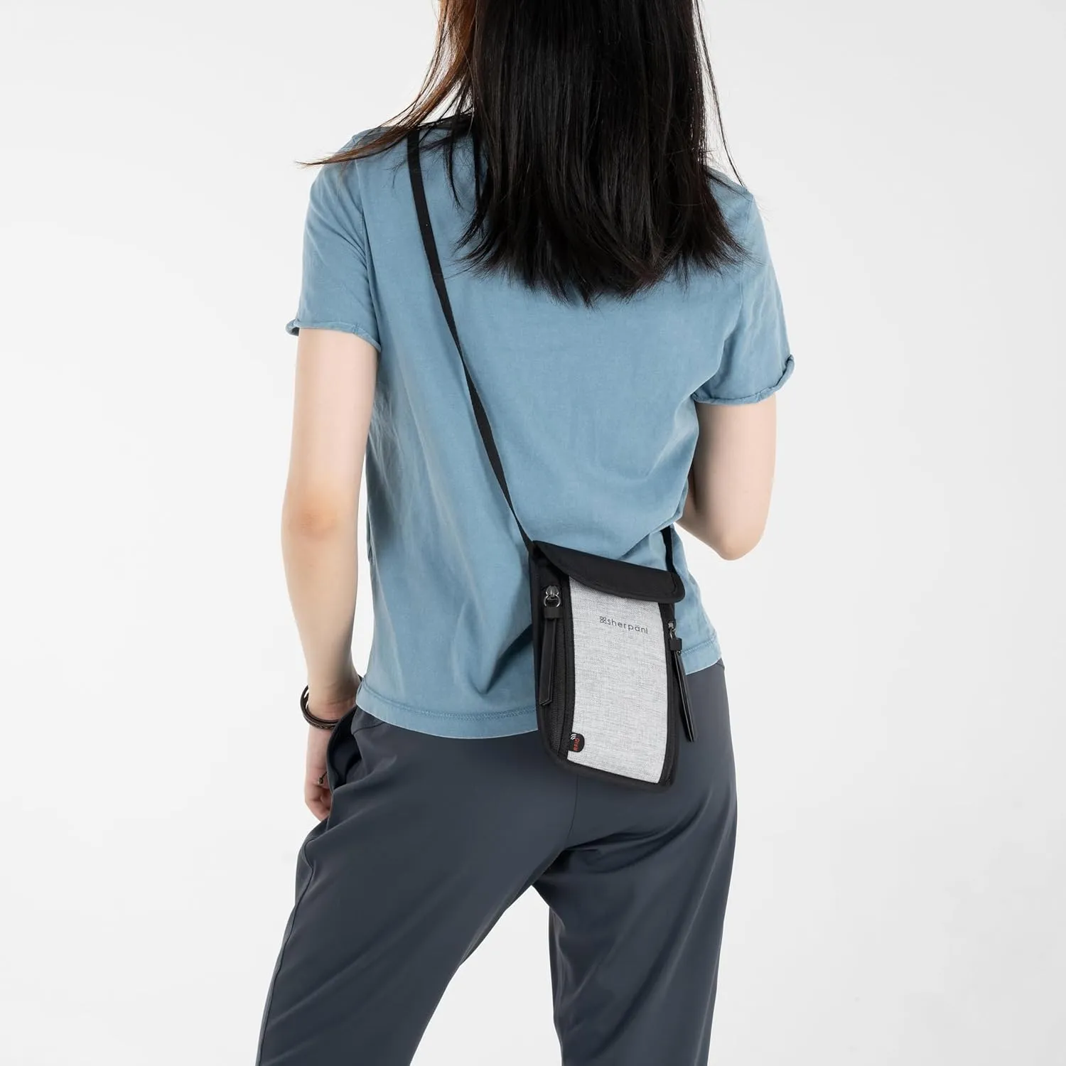 Sherpani Piper, RFID Blocking Neck Wallet, Secure Neck Pouch, Stylish Travel Pouch, Passport Holder for Women