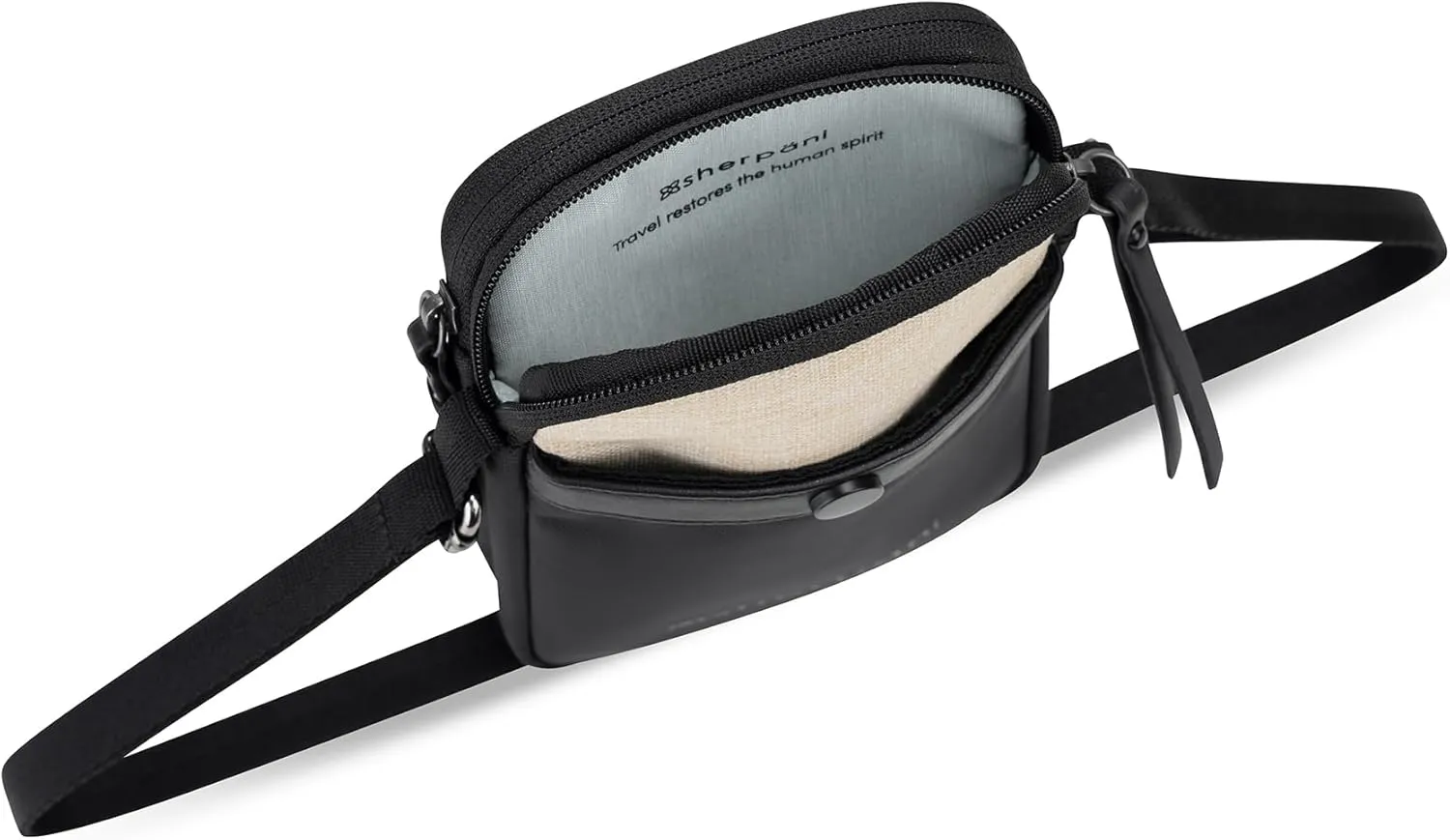 Sherpani Simplicity, Anti Theft Crossbody Wallet, Travel Shoulder Bag, Small Purse with Card Holder Organizer for Women