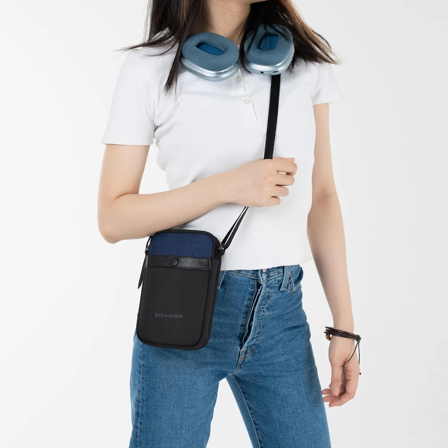 Sherpani Simplicity, Anti Theft Crossbody Wallet, Travel Shoulder Bag, Small Purse with Card Holder Organizer for Women