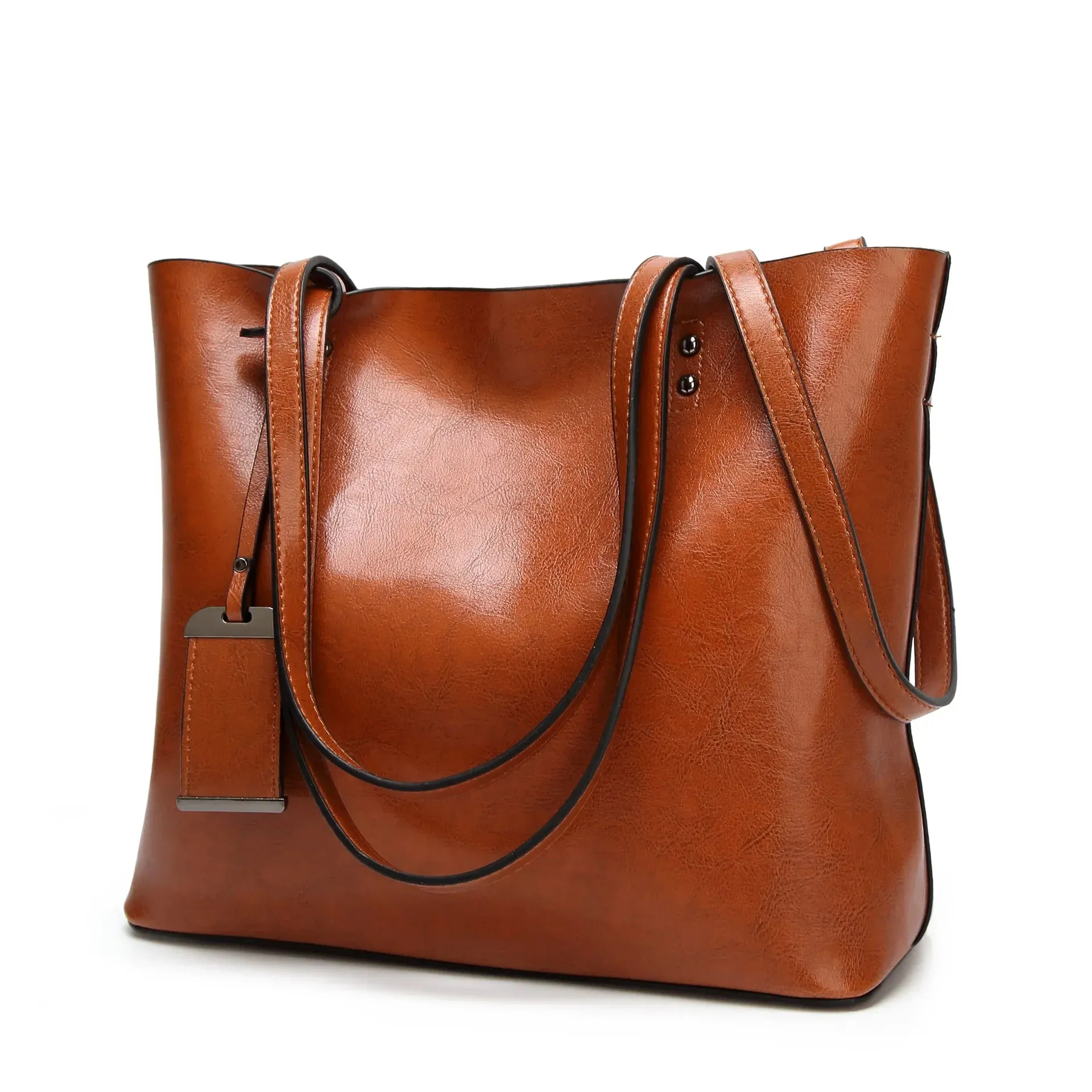 Shoulder Bags for Women Oil Wax Leather Handbag Tote Crossbody Bag Women Luxury Handbag Women Bags Designer Handbag