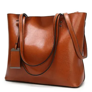 Shoulder Bags for Women Oil Wax Leather Handbag Tote Crossbody Bag Women Luxury Handbag Women Bags Designer Handbag