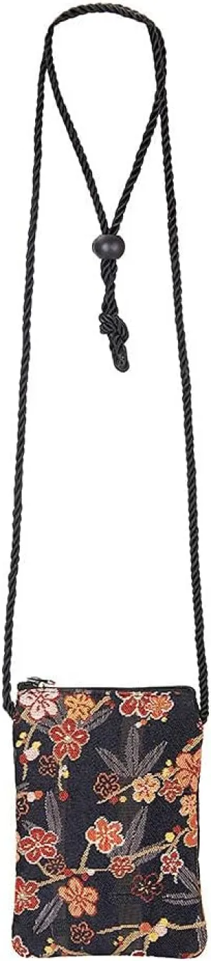 Signare Tapestry Mini Crossbody Phone Bag Credit Card Purse