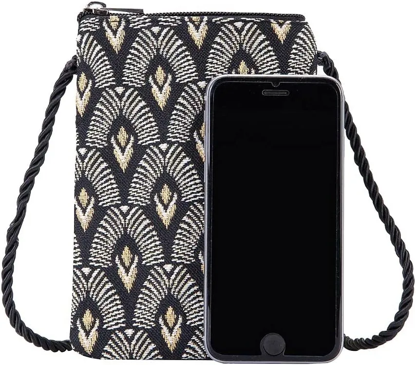 Signare Tapestry Mini Crossbody Phone Bag Credit Card Purse