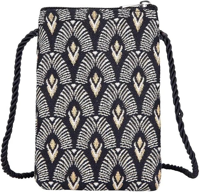 Signare Tapestry Mini Crossbody Phone Bag Credit Card Purse