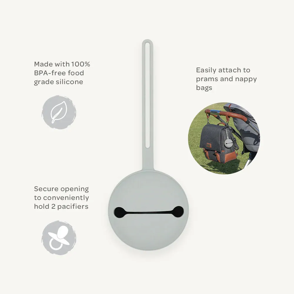Silicone Pacifier Case | Cool Grey