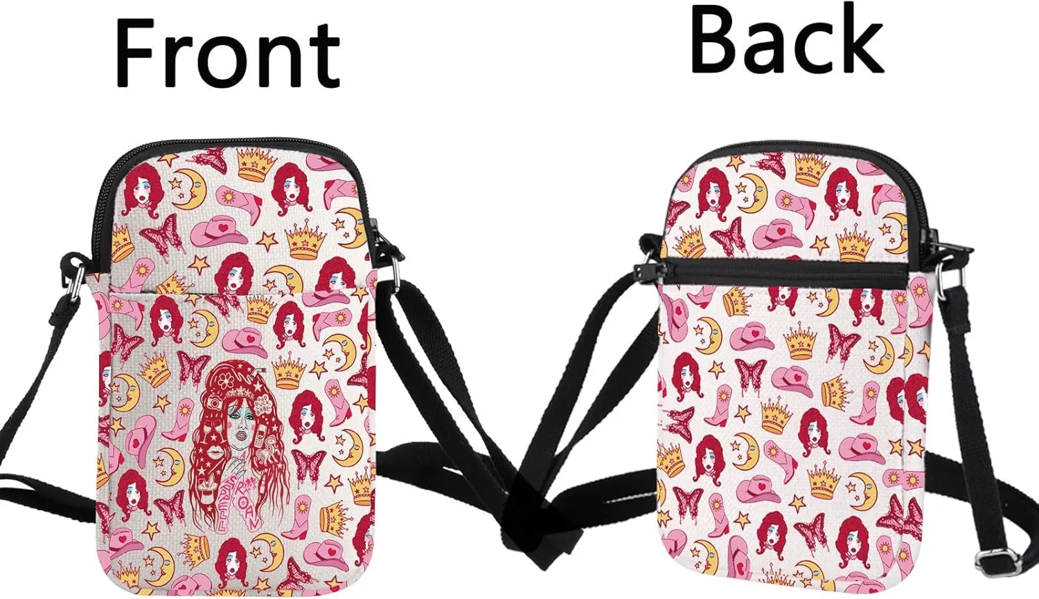 Singer Merch Midwest Princess Crossbody Bag Midwest Princess Gift Pink P-Club Gifts Music Lover Gift Singer Lyrics Bag
