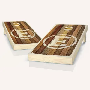Skip's Garage Personalized Barnwood Monogram Cornhole Boards - Custom Cornhole Boards - Portable Outdoor Lawn Game   Accessories