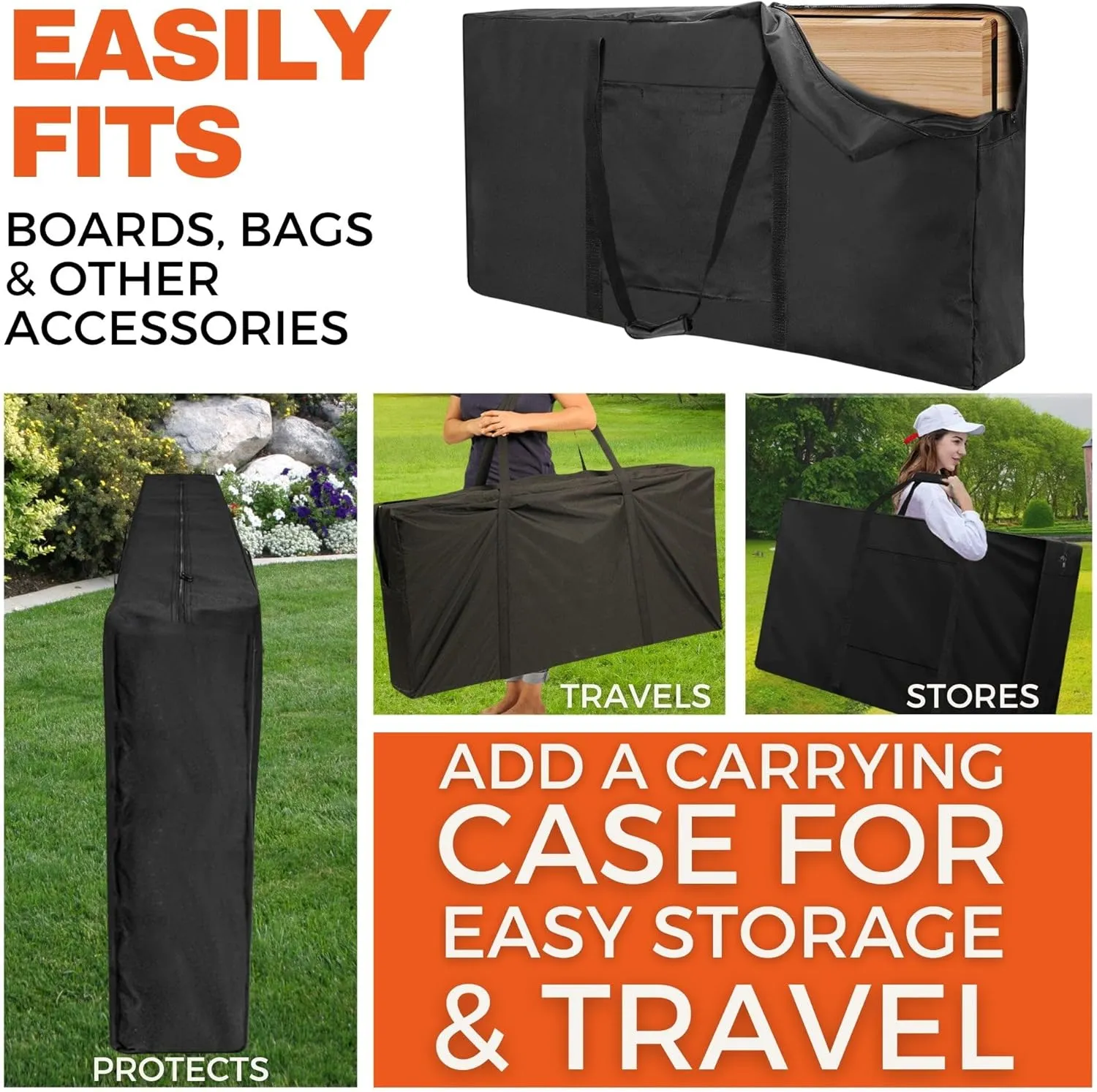 Skip's Garage Trex Rocky Harbor All-Weather Cornhole Set - 100% Weatherproof CVC Composite Cornhole Boards