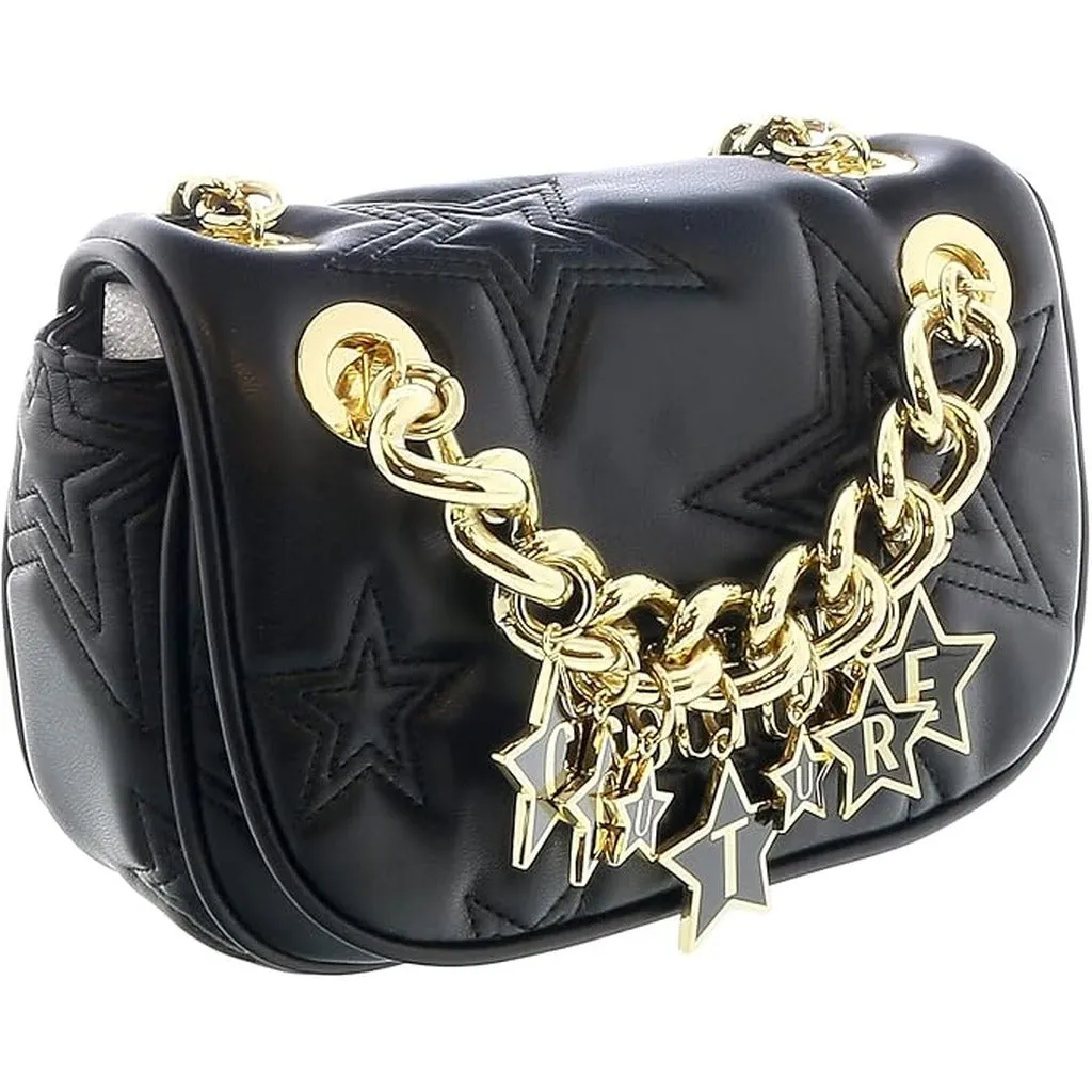 Sleek Logo Embellished Crossbody Bag