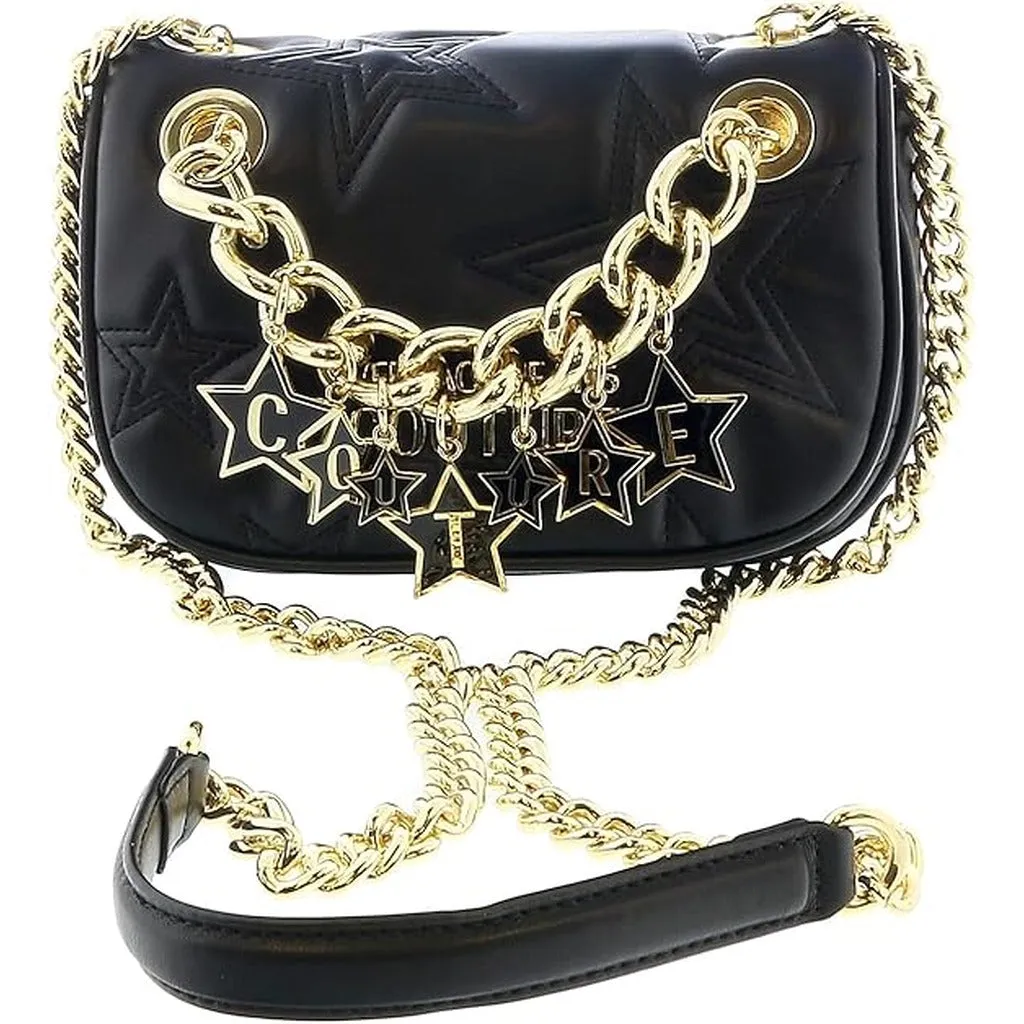 Sleek Logo Embellished Crossbody Bag