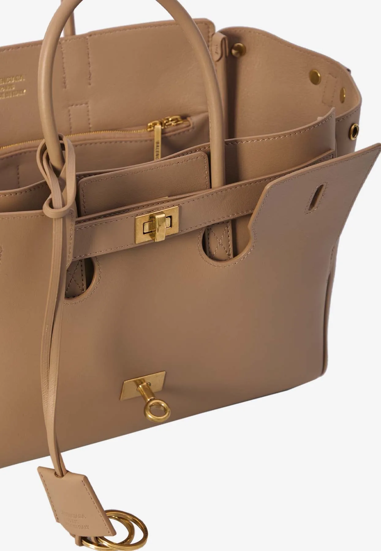 Small Bel Air Leather Top Handle Bag