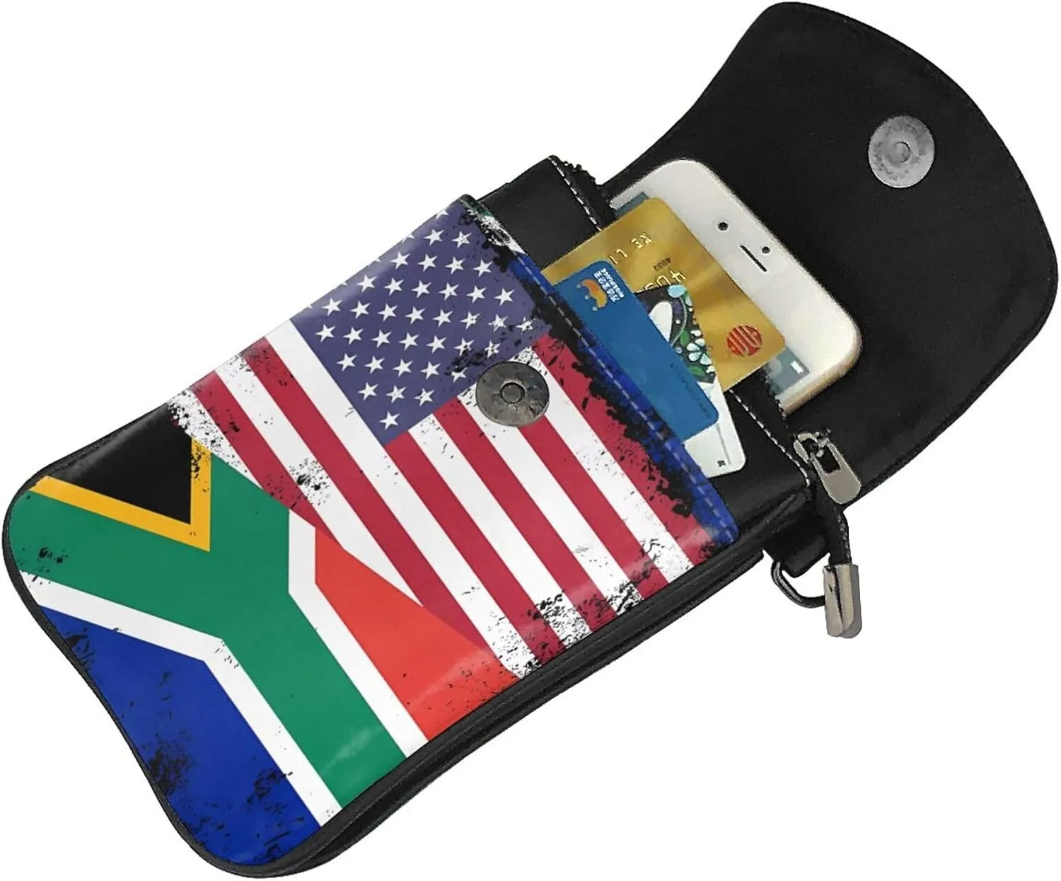 Small Cell Phone Purse Pu Leather Crossbody Cell Phone Bag Women Handbags With Shoulder Strap Holder Wallet Phones