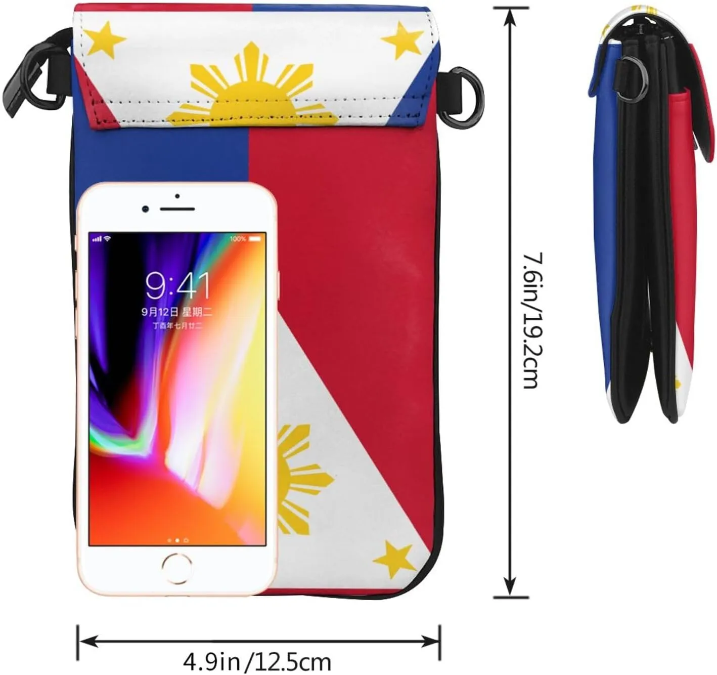 Small Cell Phone Purse Pu Leather Crossbody Cell Phone Bag Women Handbags With Shoulder Strap Holder Wallet Phones