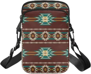 Small Cross Body Purse Trendy Phone Double Layer Shoulder Bags for Women Zip Messenger Bag