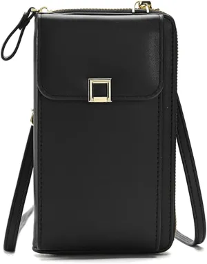 Small Crossbody Bag Cell Phone Purse Mini Messenger Handbag Wallet for Women, Girls, Travel with Adjustable Strap