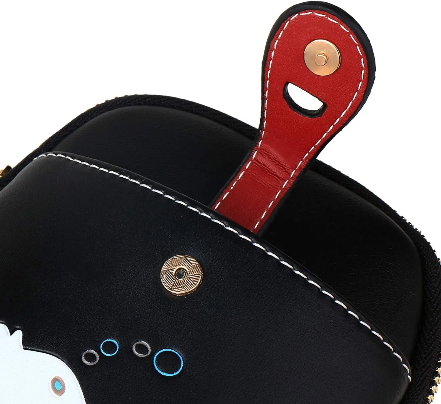 Small Crossbody Bag for Women Leather Lightweight Cute Cat Cell Phone Purse with Crossbody Strap