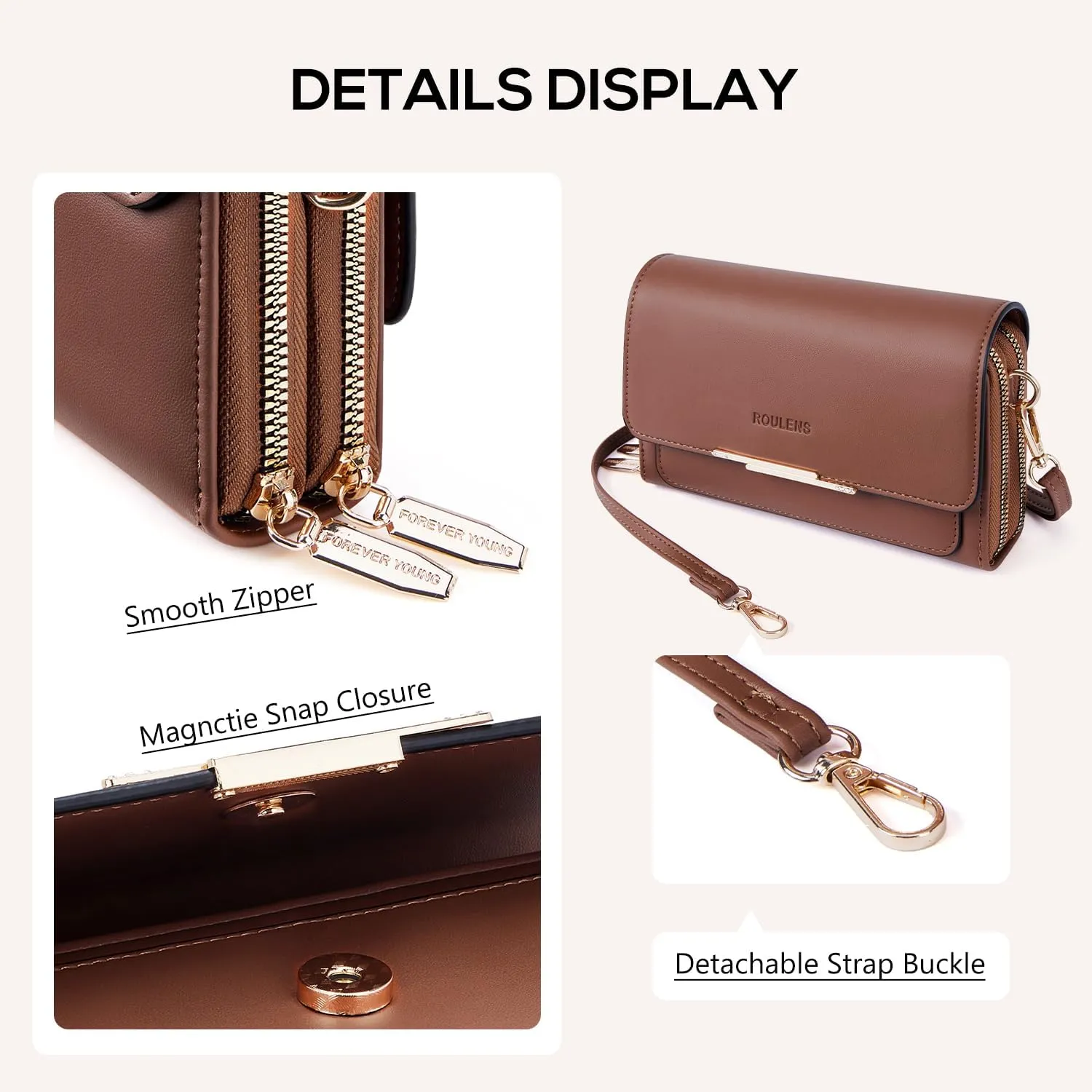 Small Crossbody Bag for Women,Cell Phone Purse Women's Shoulder Handbags Wallet Purse with Credit Card Slots