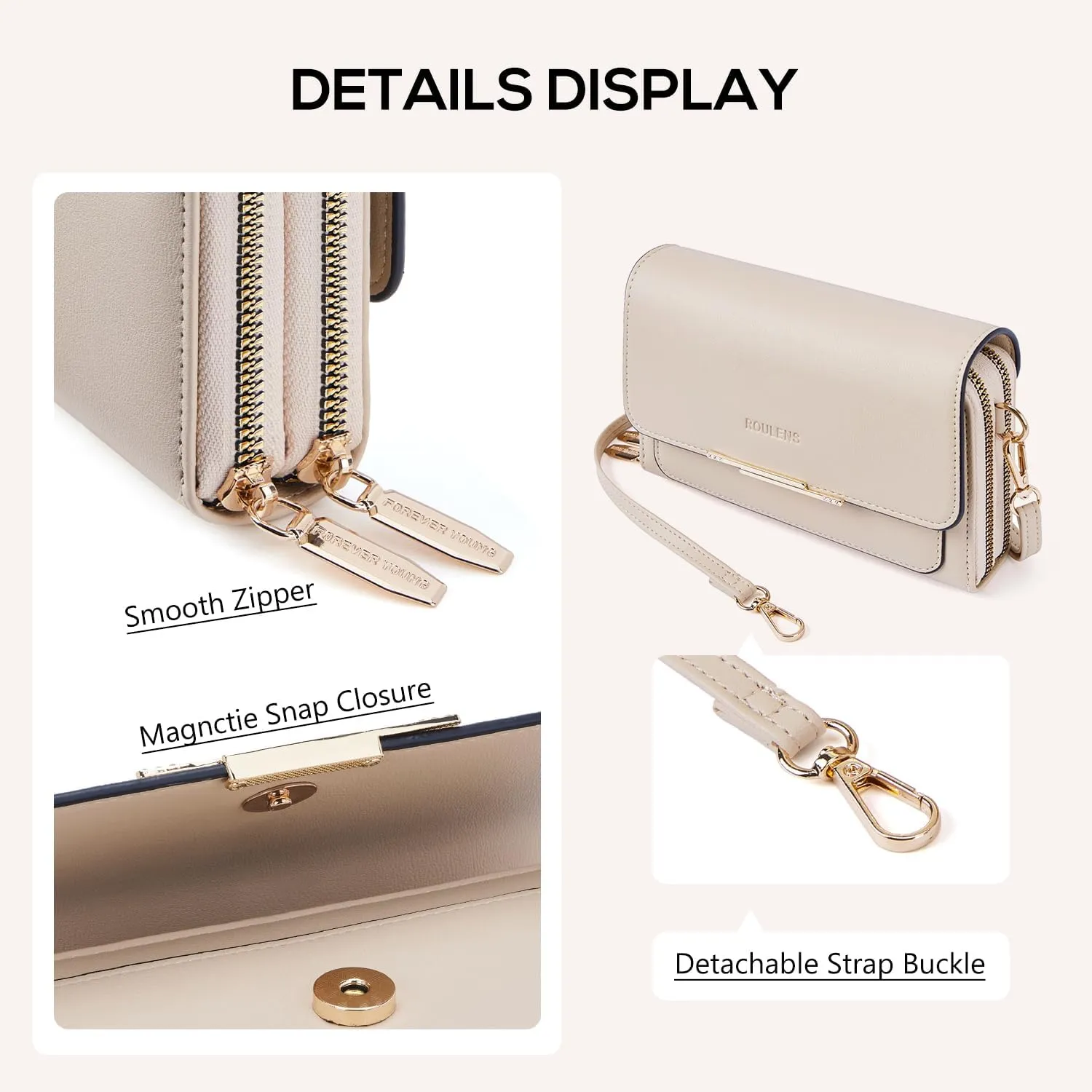 Small Crossbody Bag for Women,Cell Phone Purse Women's Shoulder Handbags Wallet Purse with Credit Card Slots