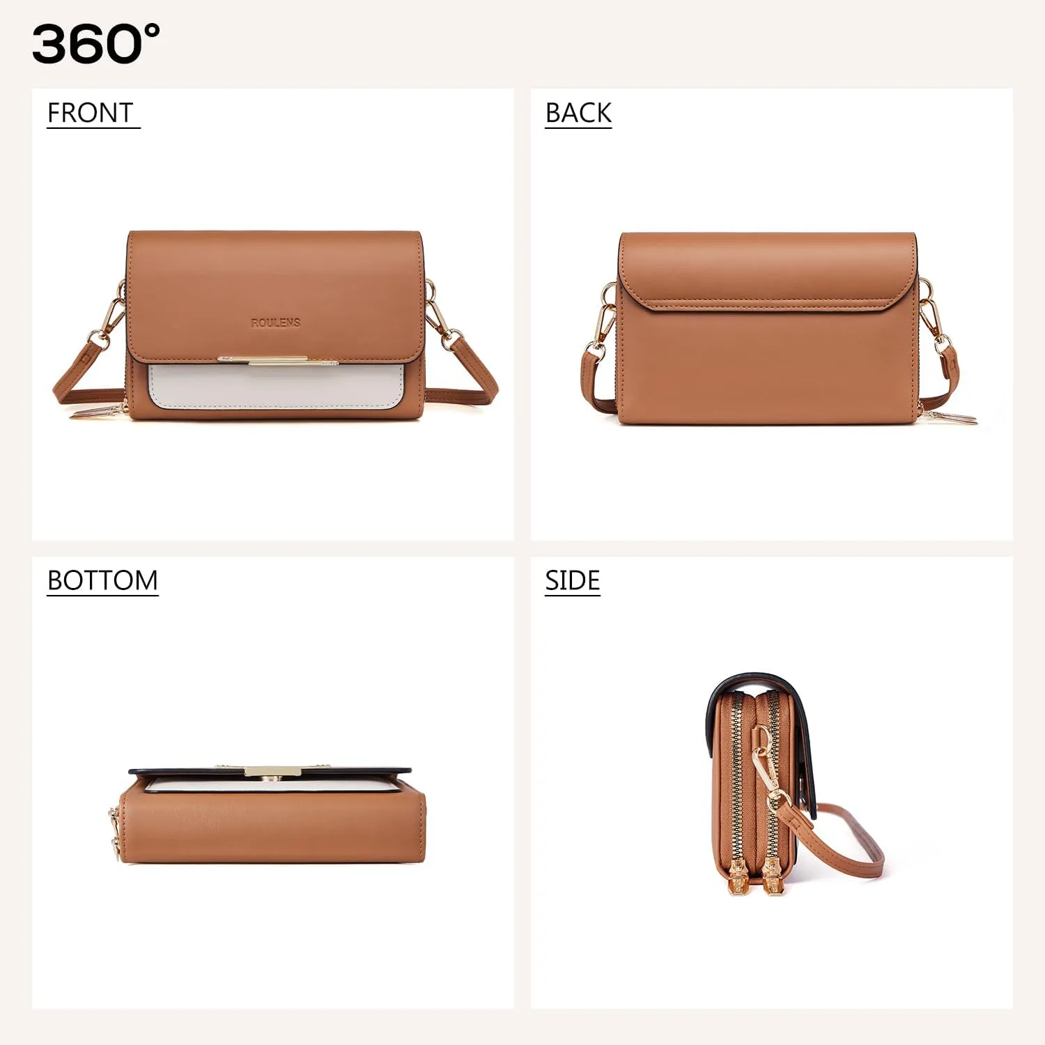 Small Crossbody Bag for Women,Cell Phone Purse Women's Shoulder Handbags Wallet Purse with Credit Card Slots
