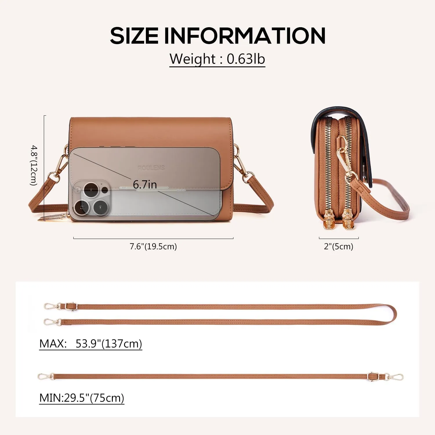 Small Crossbody Bag for Women,Cell Phone Purse Women's Shoulder Handbags Wallet Purse with Credit Card Slots
