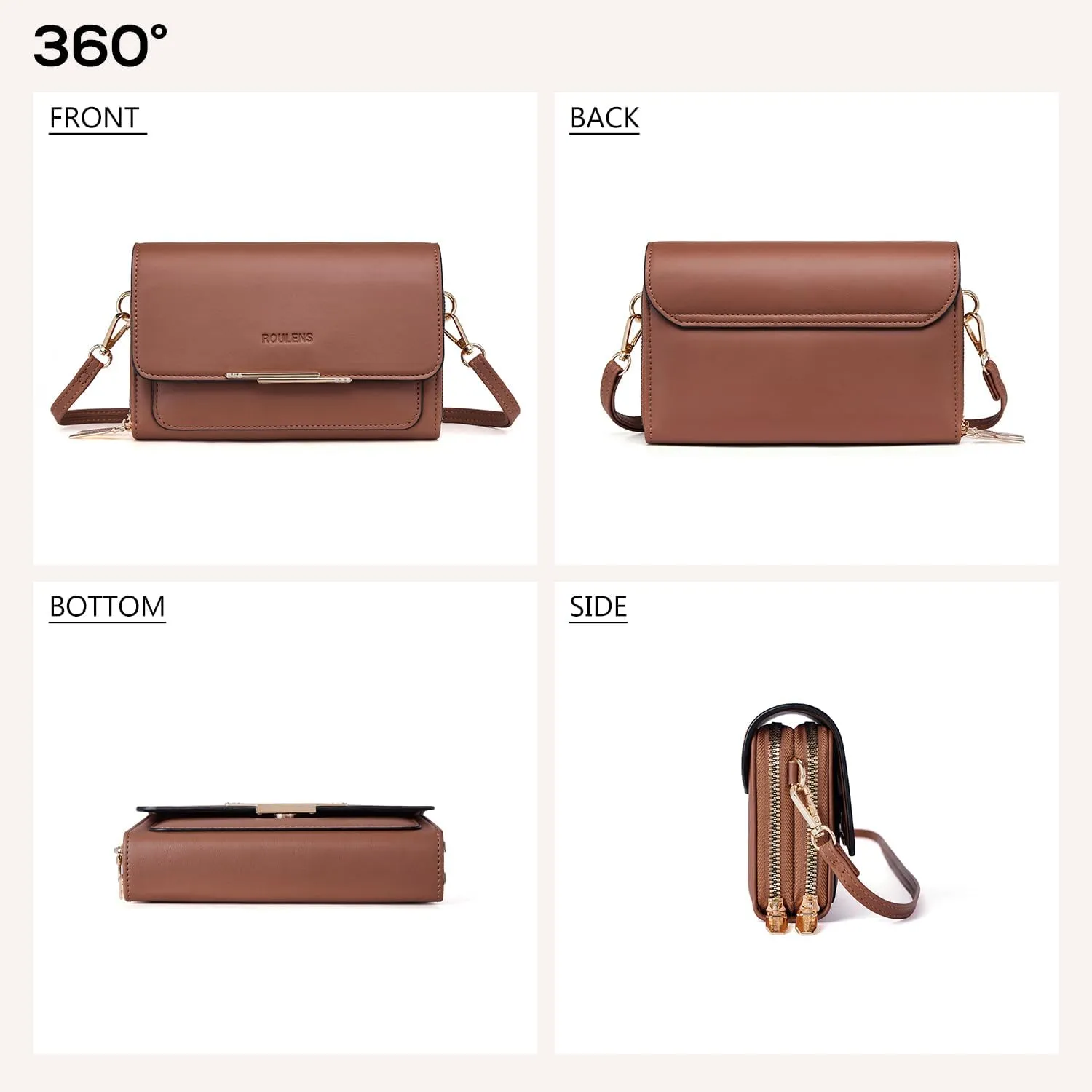 Small Crossbody Bag for Women,Cell Phone Purse Women's Shoulder Handbags Wallet Purse with Credit Card Slots