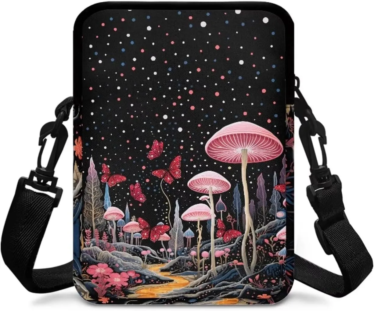 Small Crossbody Bags for Men Women Phone Purse Zip Handbag Multi Pocket Travel Satchel Purse
