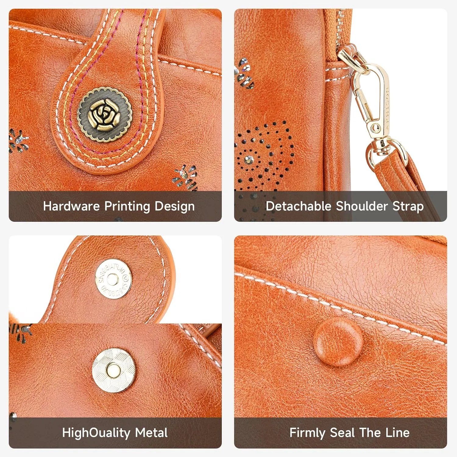 Small Crossbody Bags for Women, Lightweight Mini Cute Cell Phone Purse for Women with Tassel Shining Butterfly
