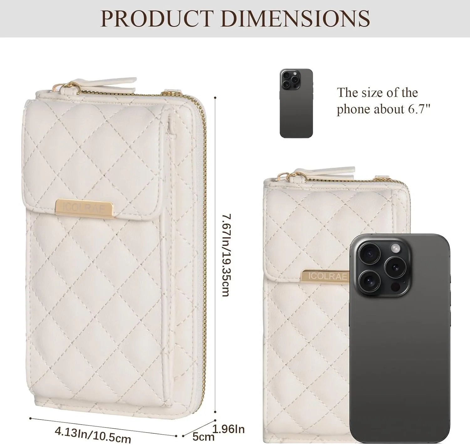 Small Crossbody Bags for Women Trendy Cell Phone Purse Vegan Leather Wallet with Credit Card Slots